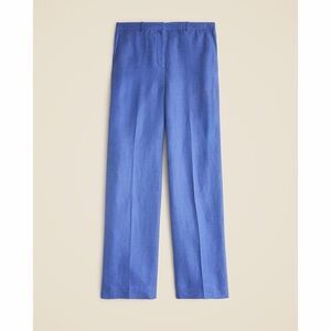 NWT J. Crew Wide Leg Pant Linen Cupro Blend - Noble Peri